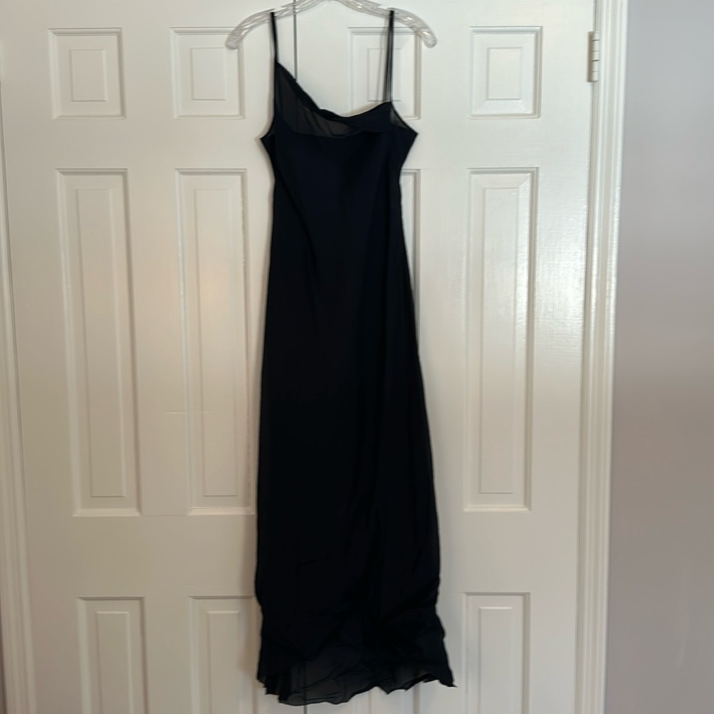 Tahari Long Satin Dress 6